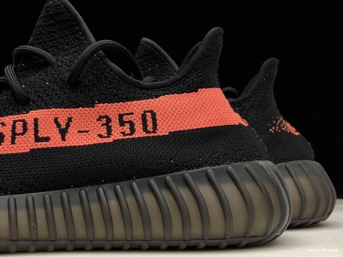 Boost 350 Black Red BY9612 Yeezy Adidas V2 Core 0714